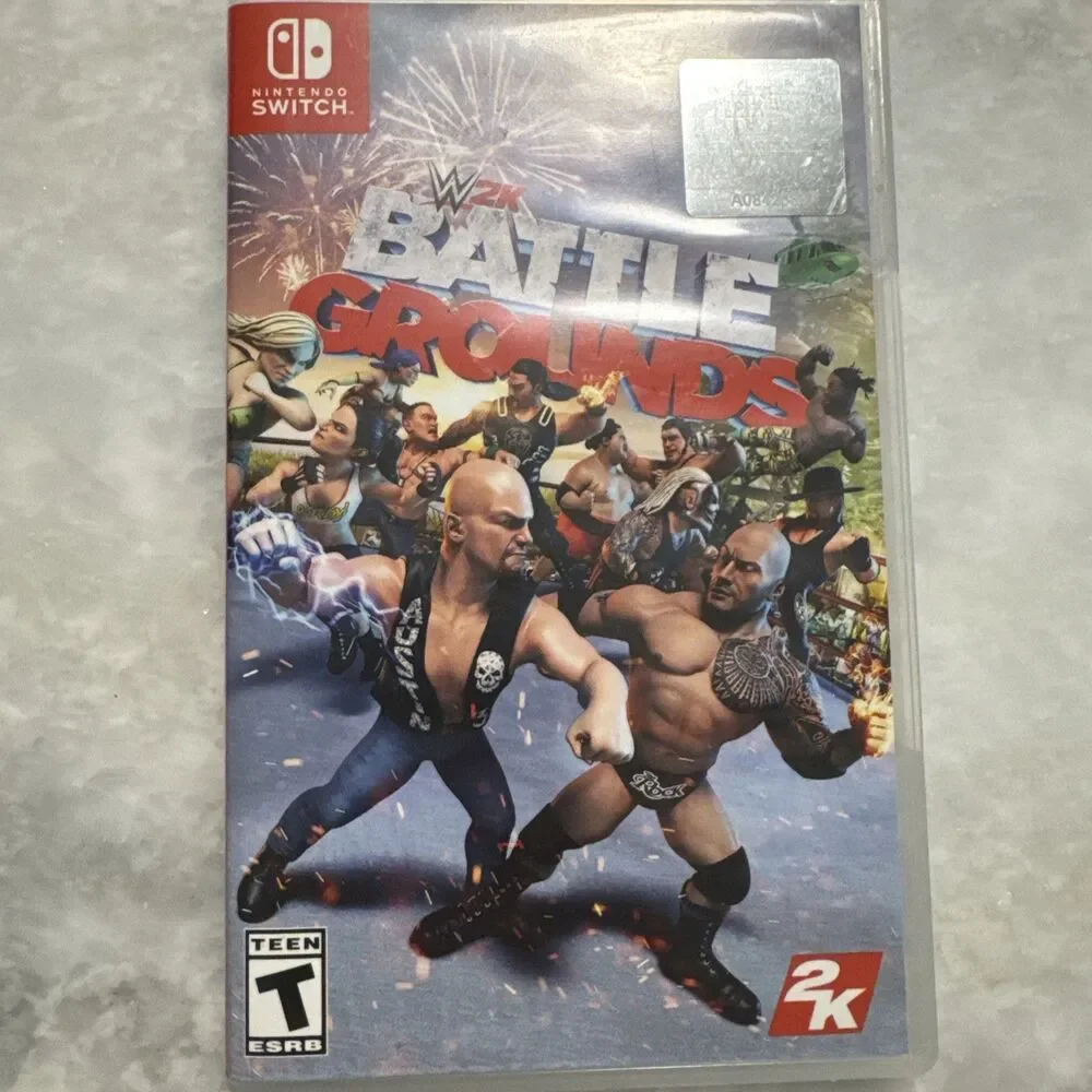 WWE Battlegrounds Nintendo Switch Complete CIB Tested Wrestling Game